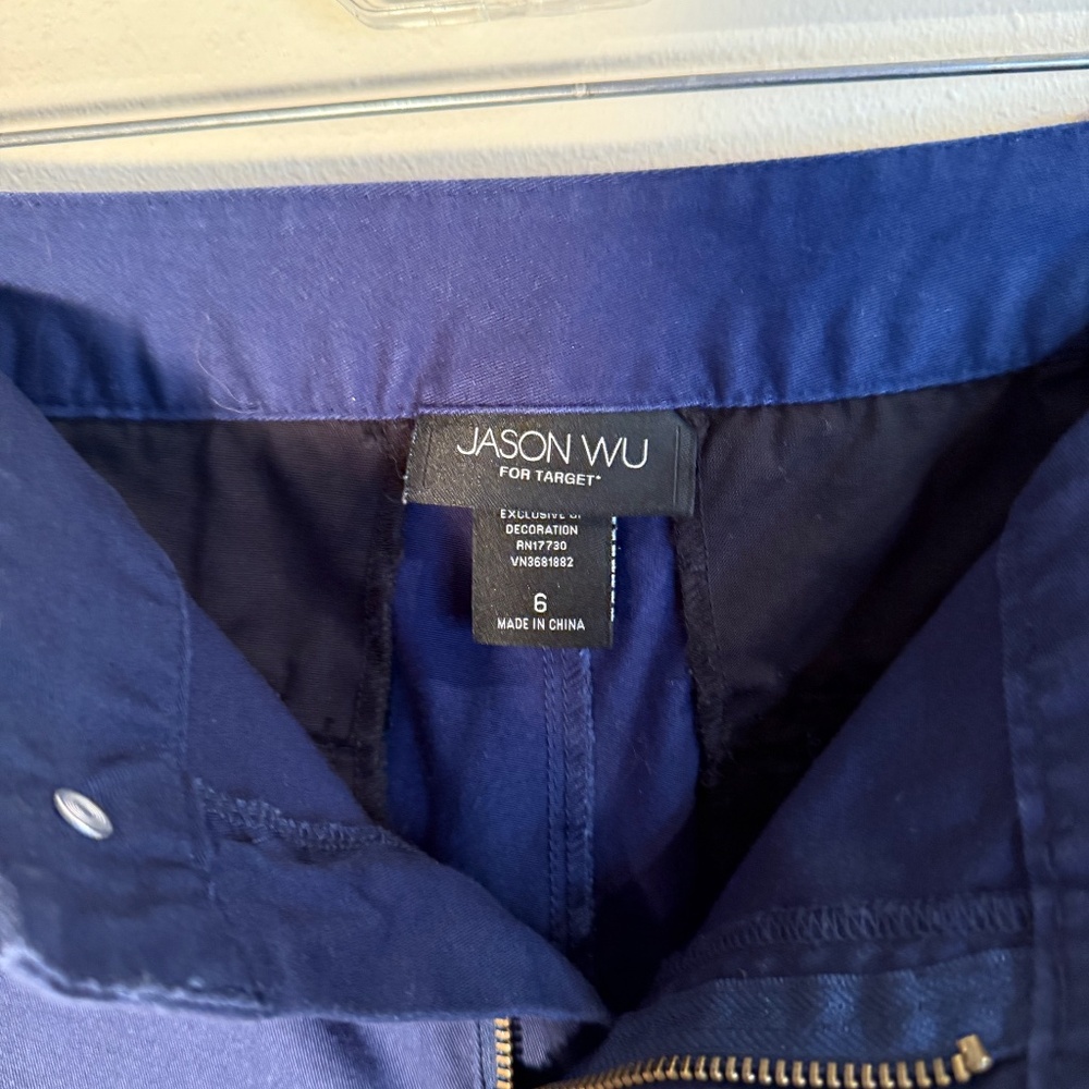 Navy Cuffed Jason Wu for Target Shorts Size 6 - Picture 7 of 12